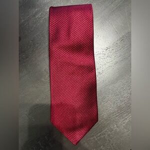 Red Men's Classic Tie 100% silk